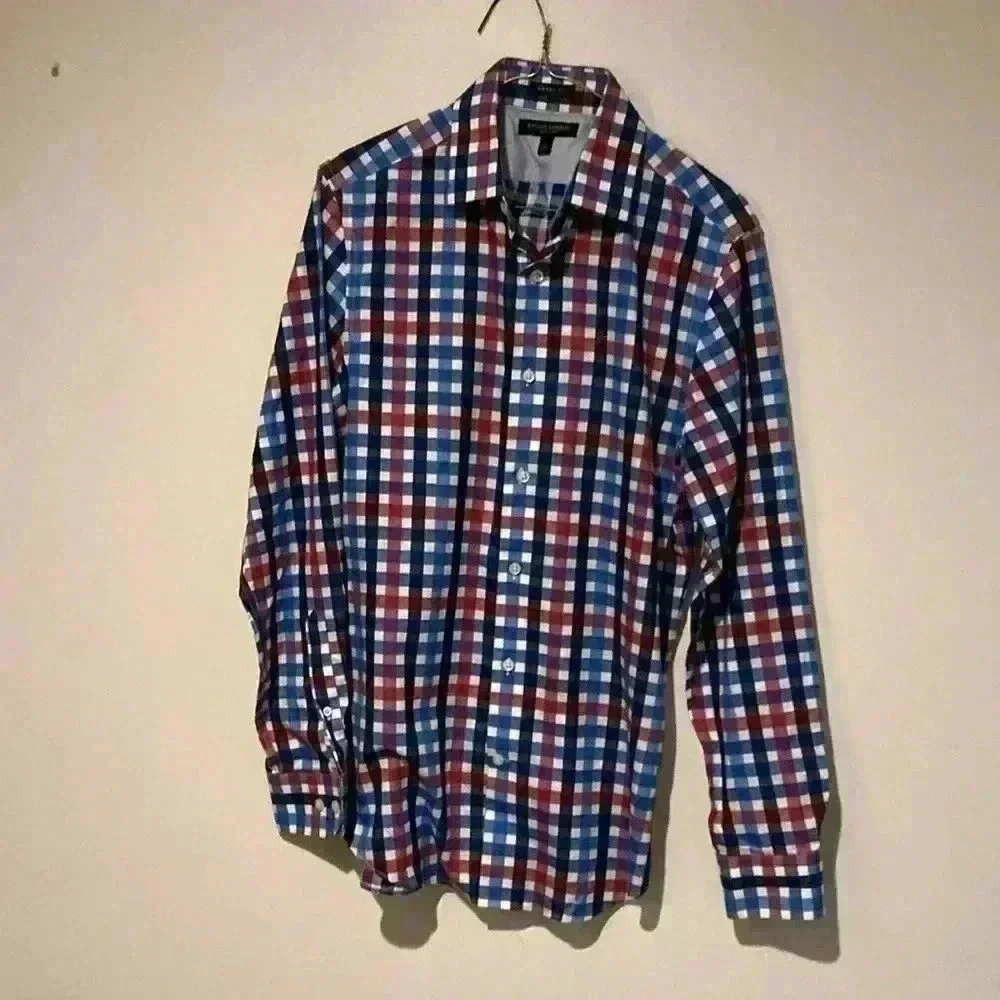 Banana Republic Grant fit non-iron 100% cotton casual button down shirt